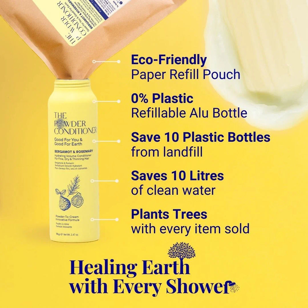 Hydrating Volume Conditioner For Fine, Dry & Thinning Hair Bergamot & Rosemary 70g / 2.47oz