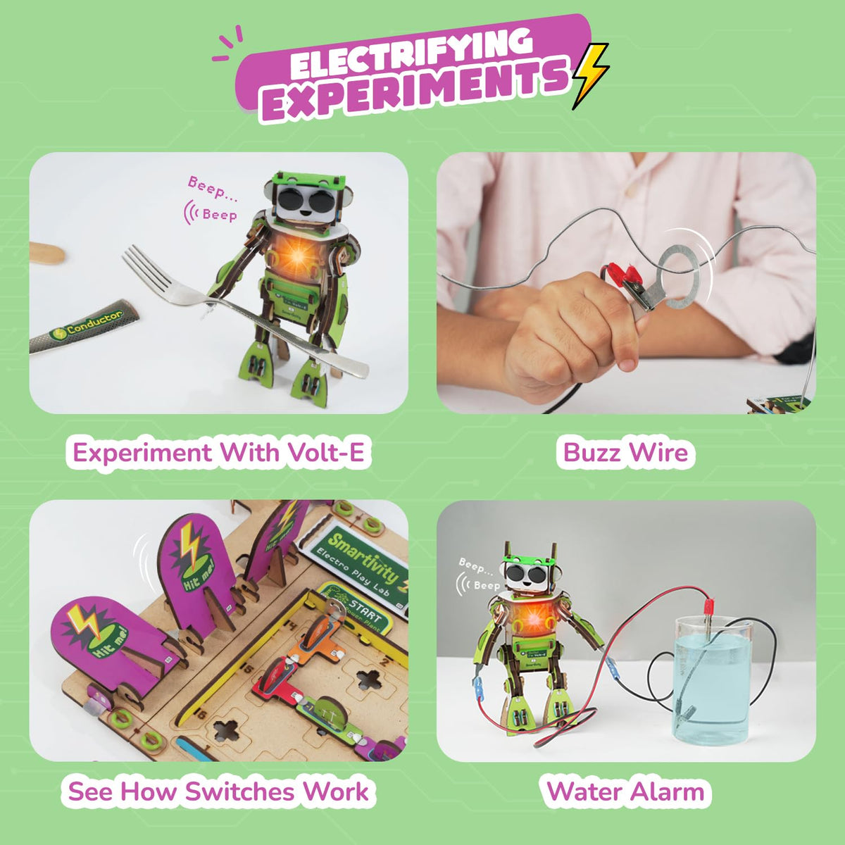 Smartivity Electro Play Lab Multiple Circuits Experiments Construction Toy