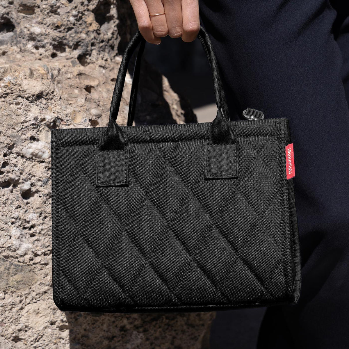 daily shopper XS rhombus black