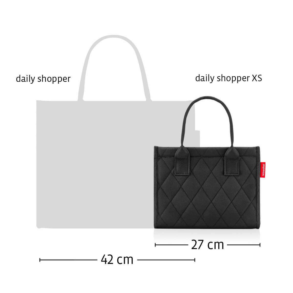 daily shopper XS rhombus midnight gold