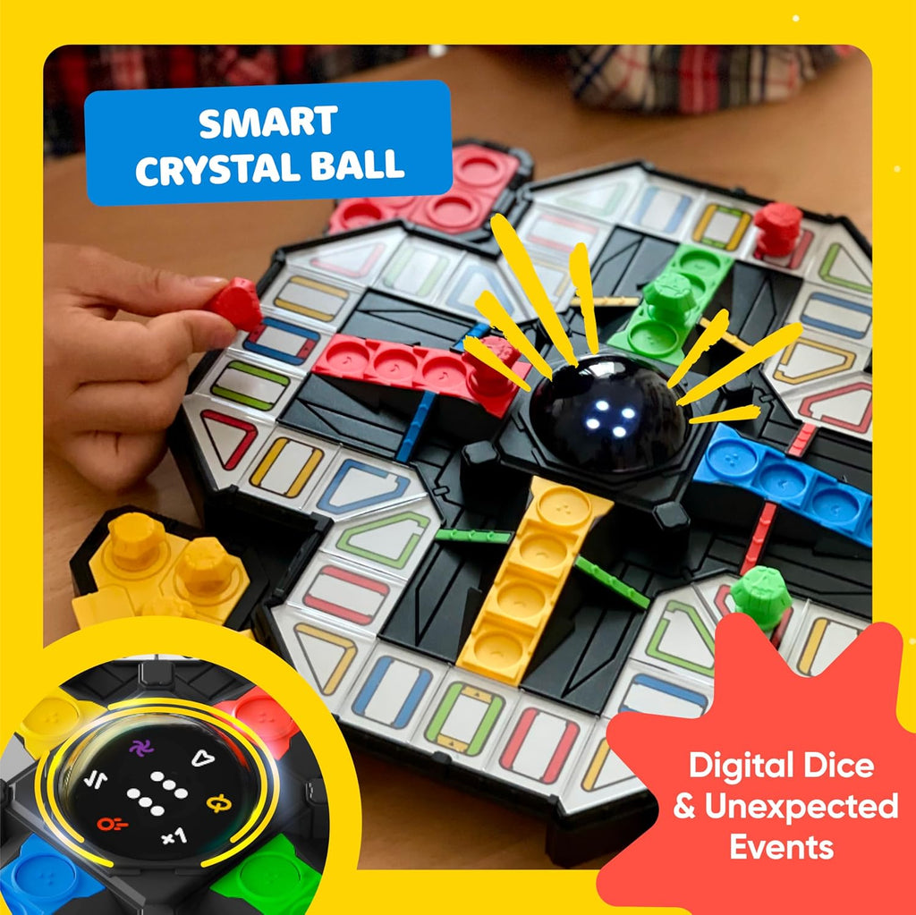 GiiKER Super Ludo - Space-Themed Electronic Ludo Board Game with Digital Dice