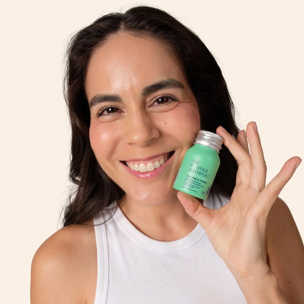 Exfoliating Shampoo For Loose Dandruff Flakes Tea Tree & Salicylic Acid 70g / 2.47oz