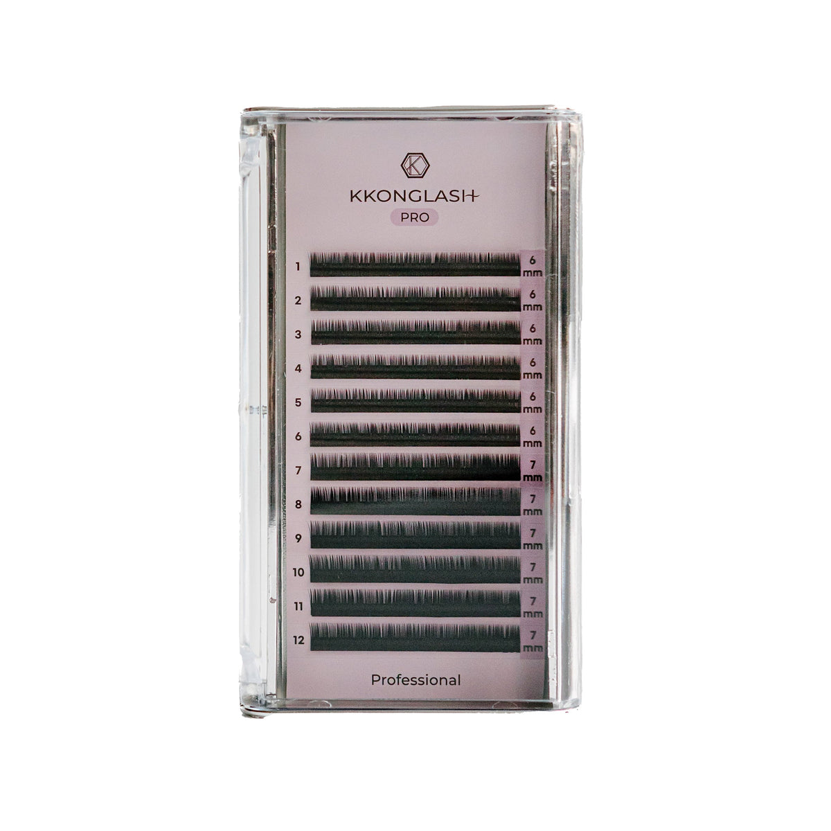 KKONGLASH PRO (For Professionals) FLAT (12 Lines / C curl 12, J curl 6, JC curl 12)