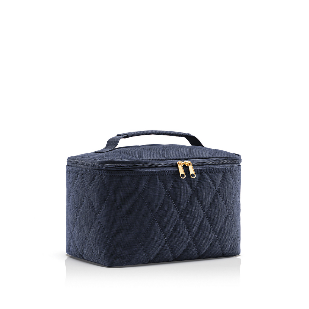 cosmetic case rhombus midnight gold