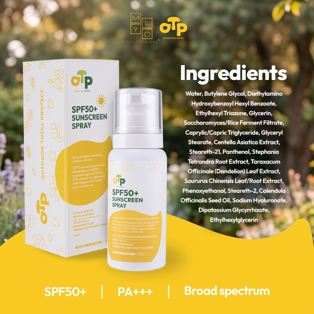 MyLO OTP SPF50+ Sunscreen / Sunblock Stick, Lotion, Spray