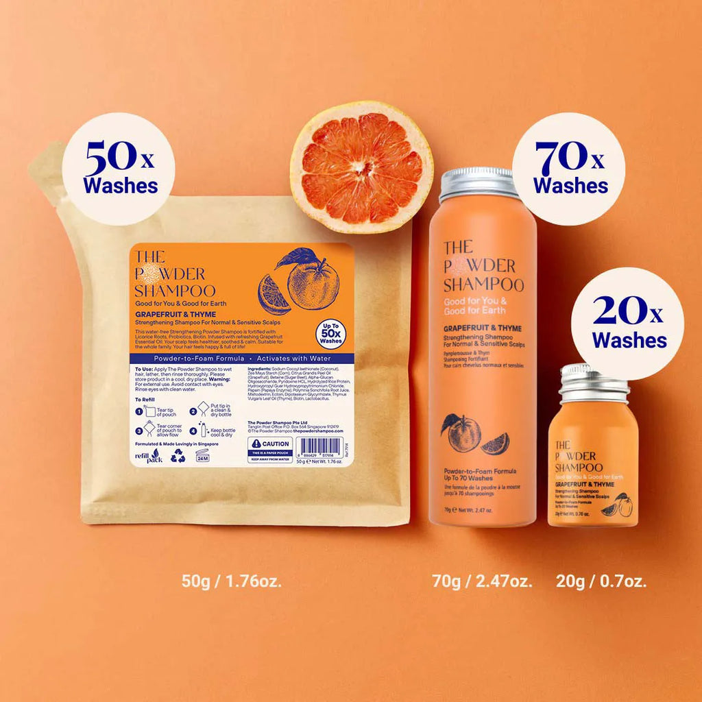 Strengthening Shampoo For Normal & Sensitive Scalps Grapefruit & Probiotics 20g / 0.70oz