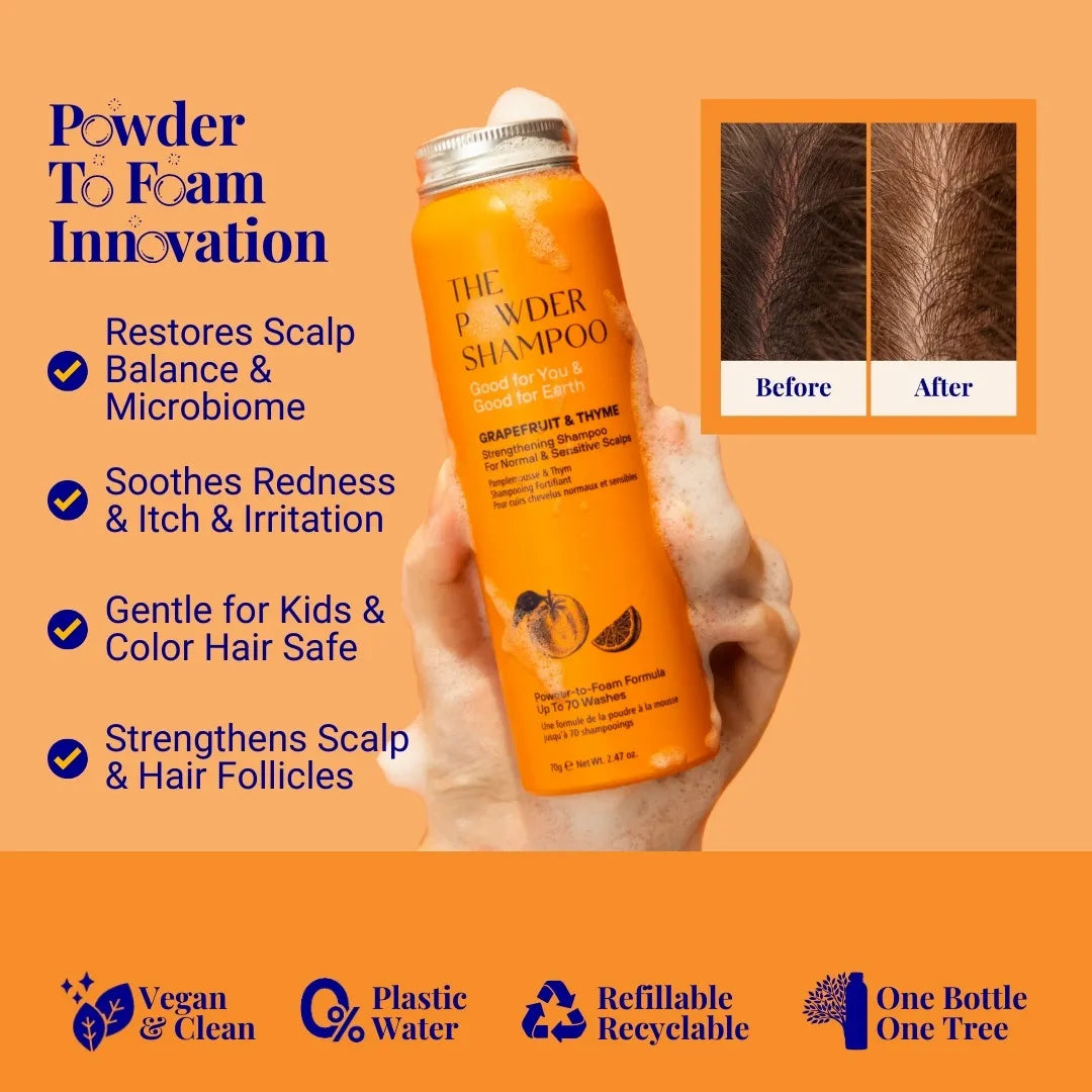 Strengthening Shampoo For Normal & Sensitive Scalps Grapefruit & Probiotics 20g / 0.70oz