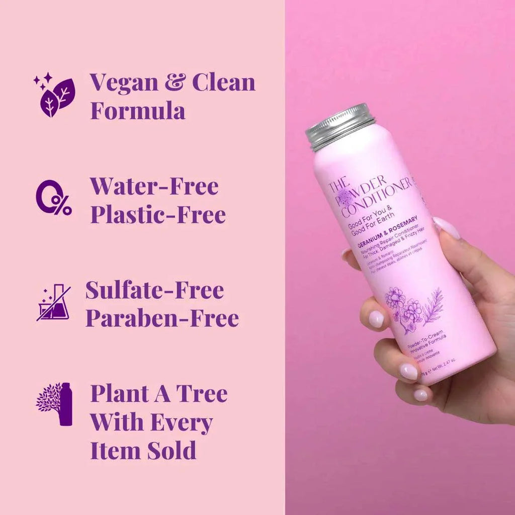 Nourishing Repair Conditioner For Thick, Damaged & Frizzy Hair Geranium & Rosemary 20g / 0.70 oz