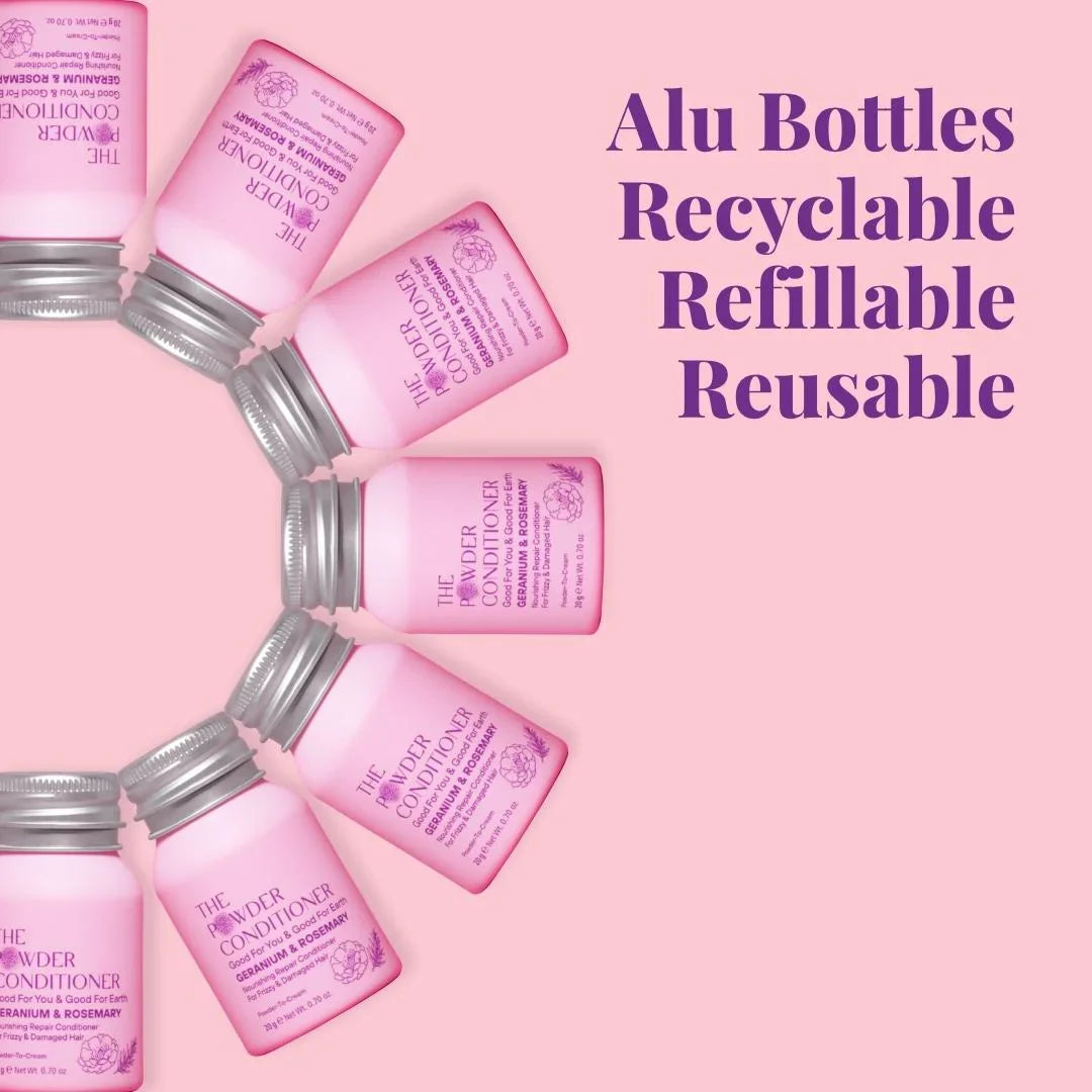 Nourishing Repair Conditioner For Thick, Damaged & Frizzy Hair Geranium & Rosemary 50g / 1.76 oz