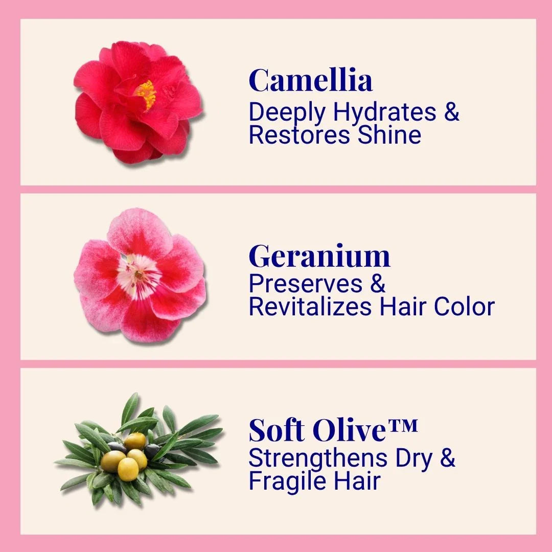 Hydrating Shampoo For Dry & Fragile Hair Camellia & Geranium 50g/1.76oz