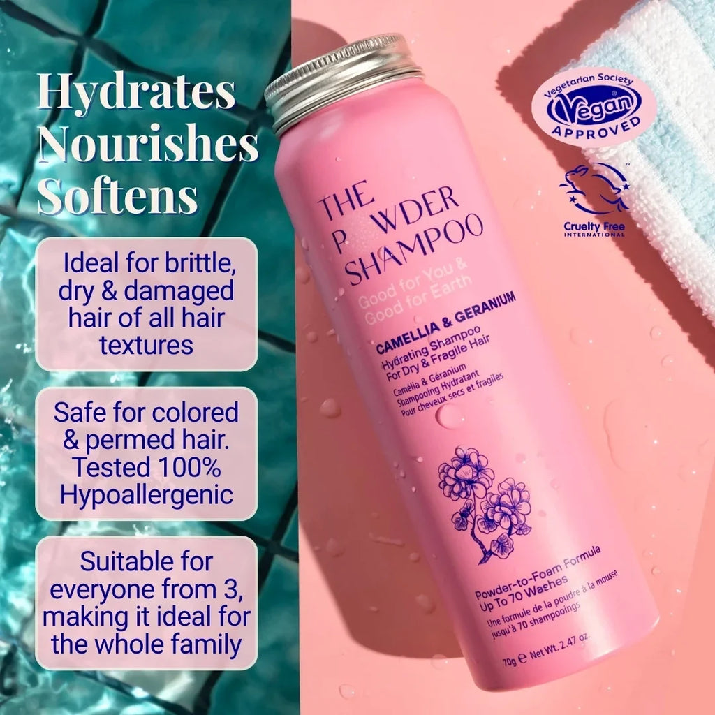 Hydrating Shampoo For Dry & Fragile Hair Camellia & Geranium 50g/1.76oz