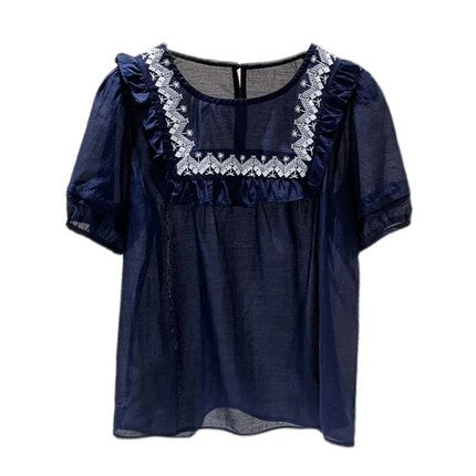 Plus Size Bohemian Babydoll Korean Blouse
