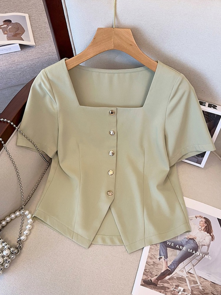 Plus Size Chanelesque Short Sleeve Blouse And Matching Skirt Set