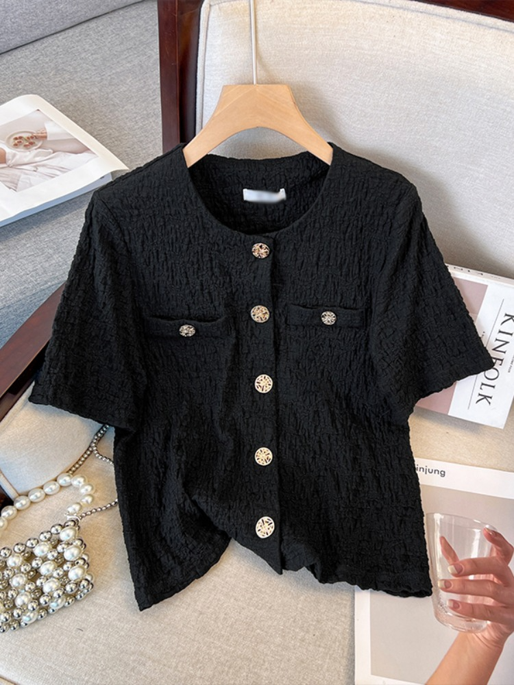 Plus Size Chanelesque Short Sleeve Top