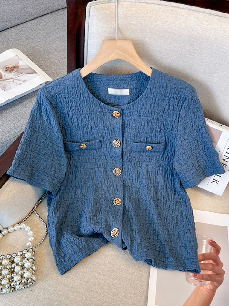 Plus Size Chanelesque Short Sleeve Top