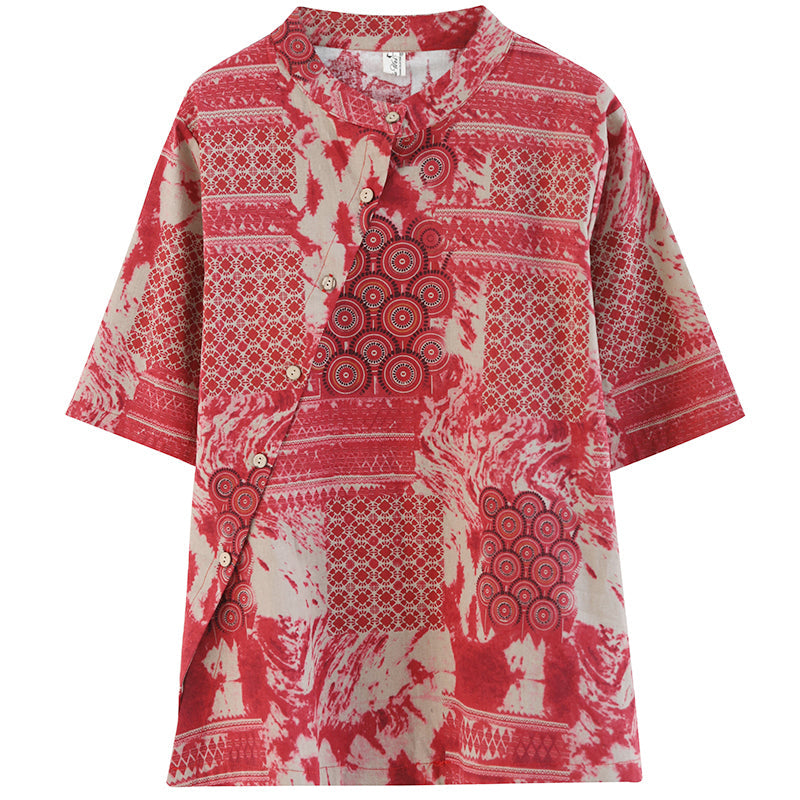 Plus Size Cheongsam Blouse