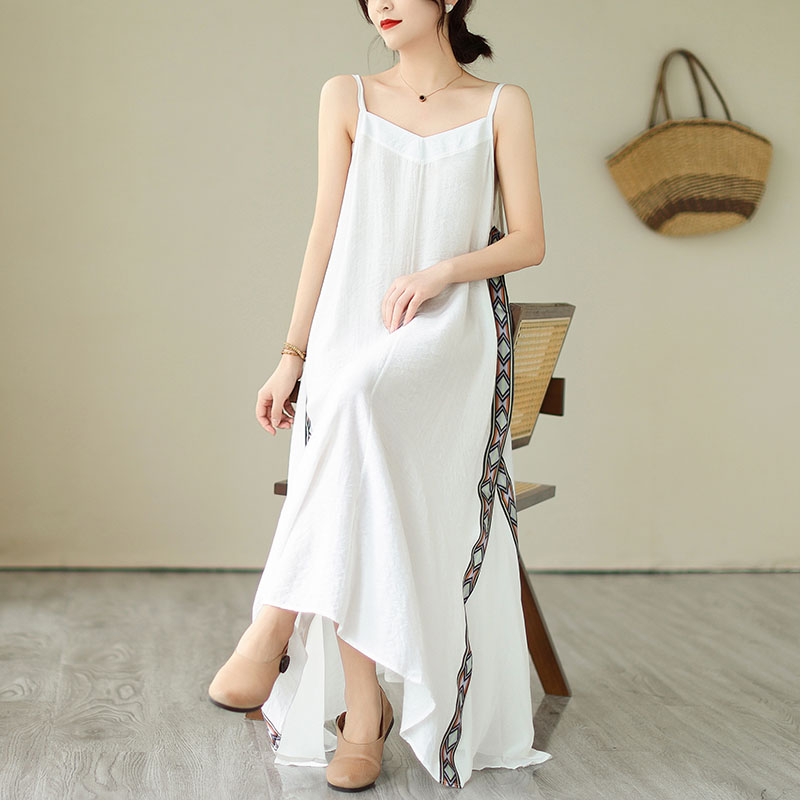 Plus Size Ethnic Camisole Sleeveless Dress