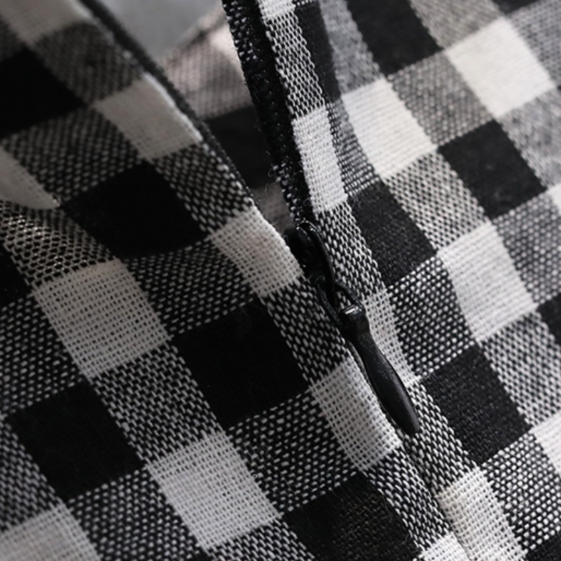 Plus Size Gingham Dress