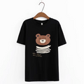Plus Size Graphic Bear T Shirt