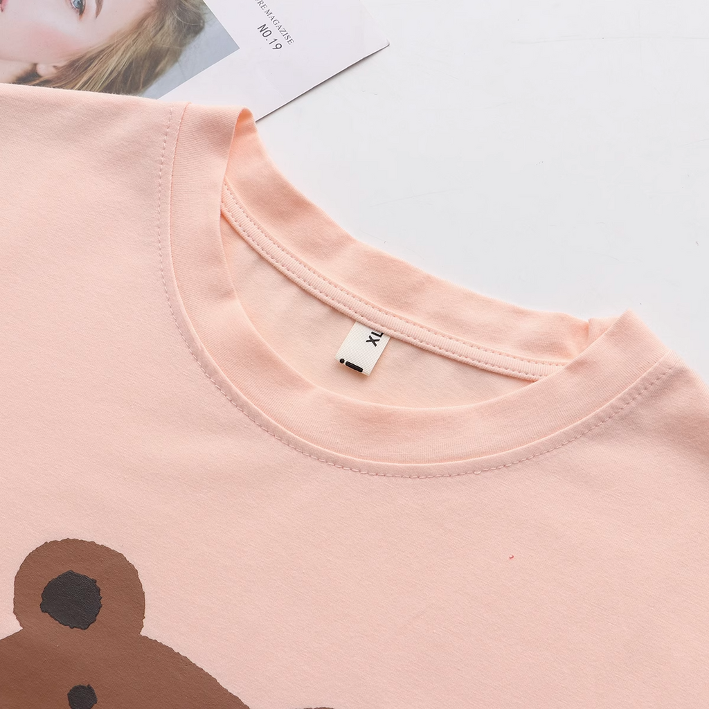 Plus Size Graphic Bear T Shirt