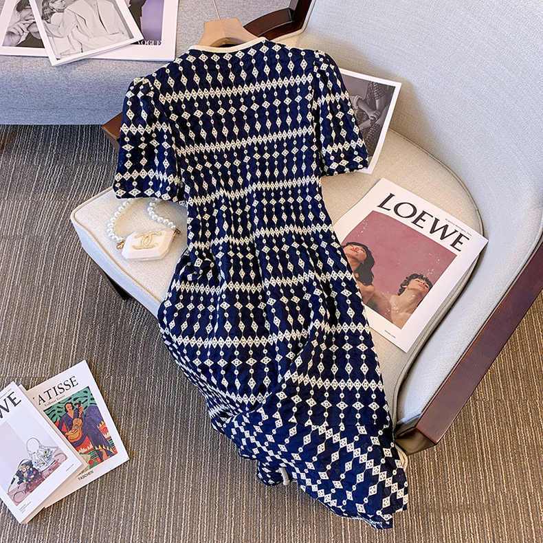 Plus Size Korean Buttons Dress