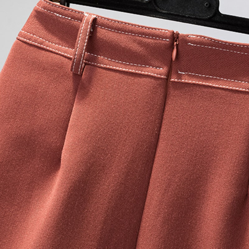 Plus Size Korean Buttons Skirt