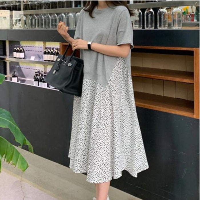 Plus Size Korean Layer Dress