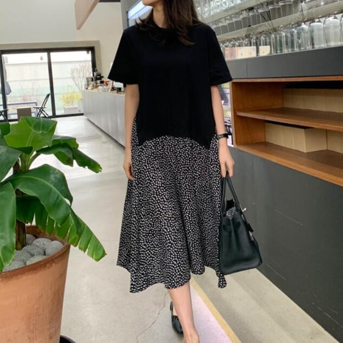 Plus Size Korean Layer Dress