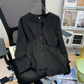 Plus Size Korean Long Sleeve Blouse