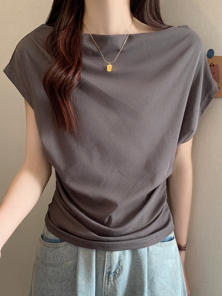 Plus Size Korean Loose Batwing Top