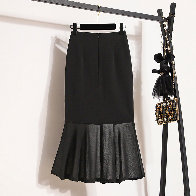 Plus Size Mermaid Pencil Skirt
