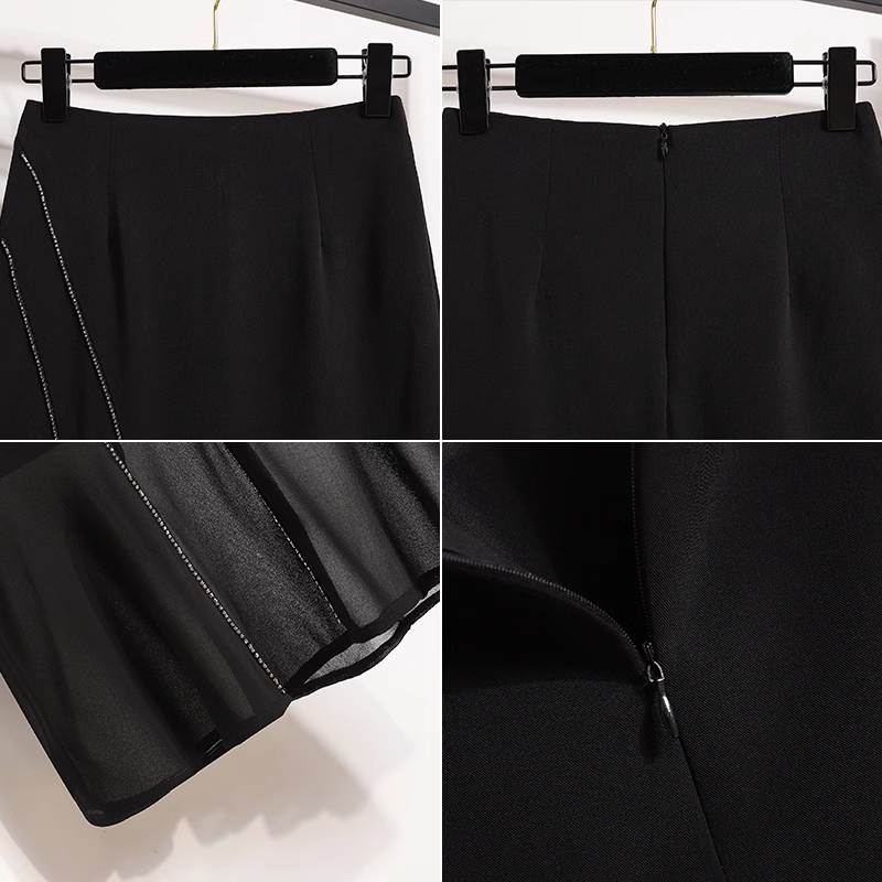 Plus Size Mermaid Pencil Skirt