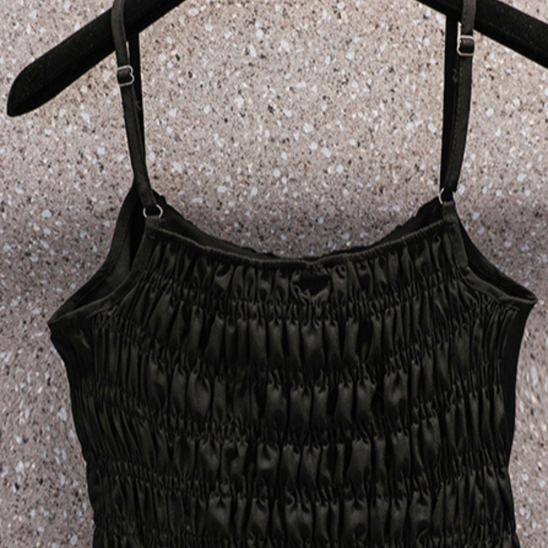 Plus Size Pleat Bust Cami Dress