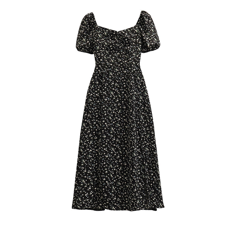 Plus Size Scrunch Floral Dress