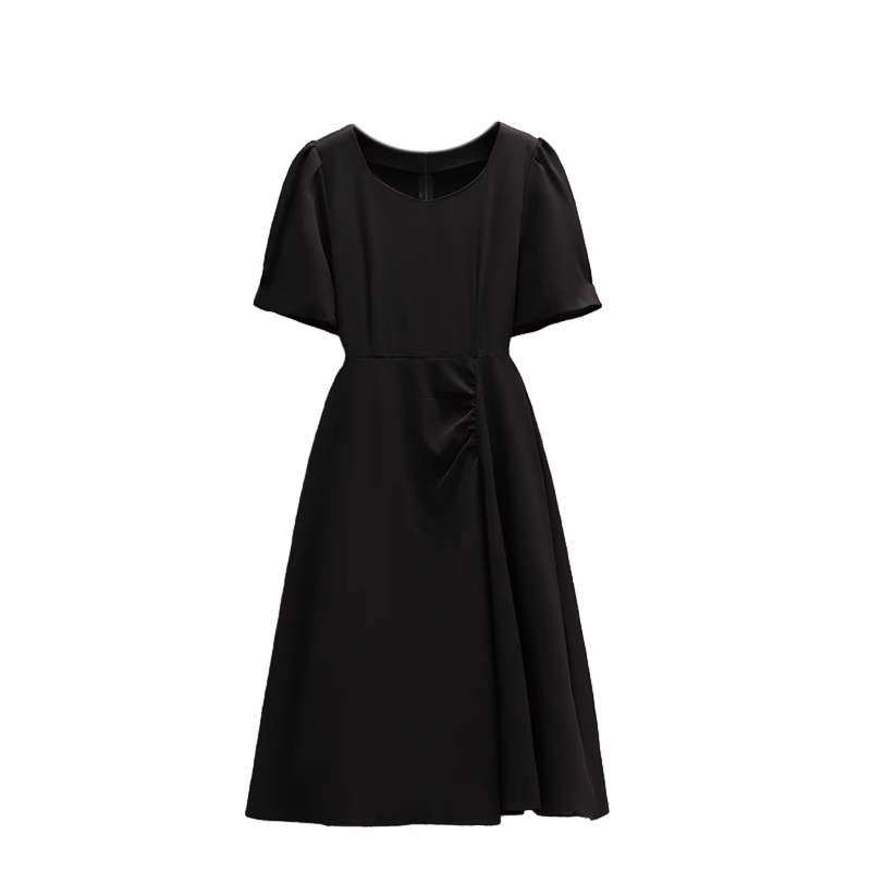 Plus Size Single Colour Dress