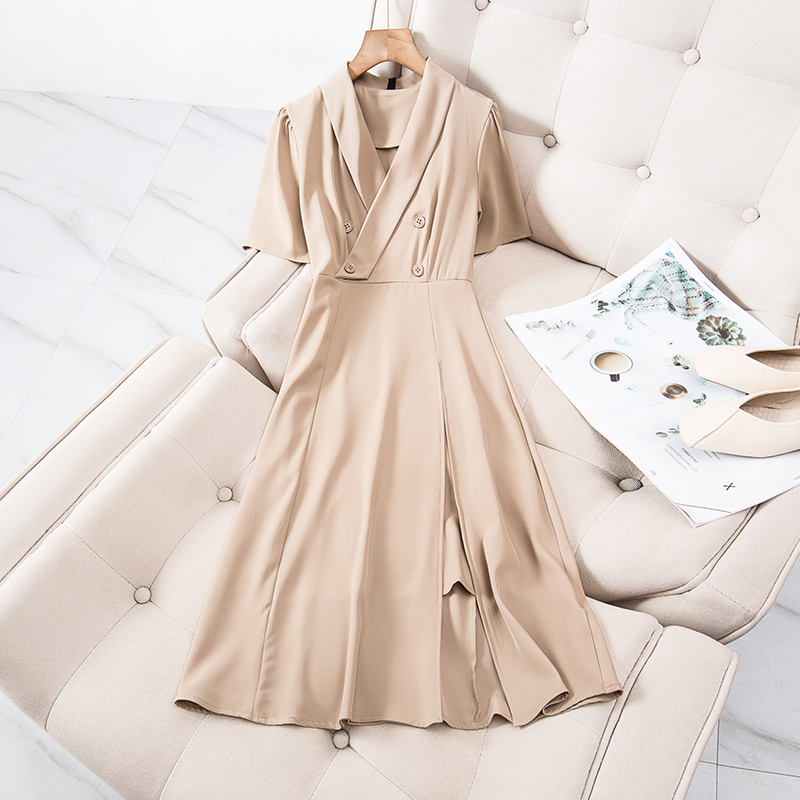 Plus Size Trench Coat Shirt Dress