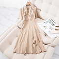 Plus Size Trench Coat Shirt Dress