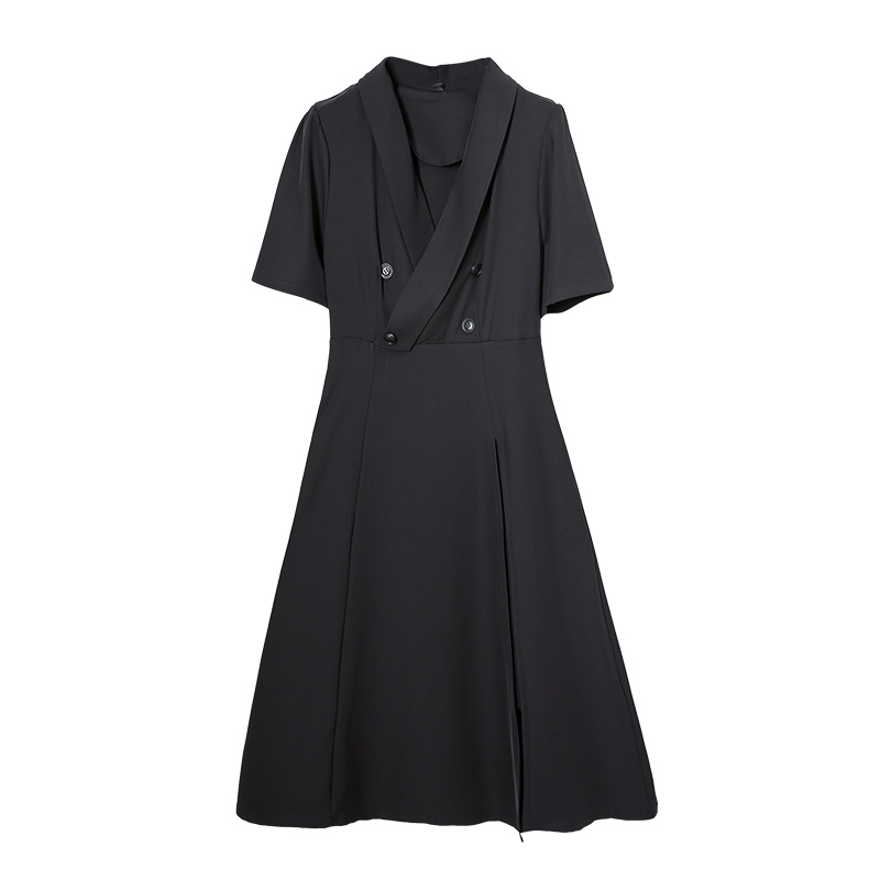 Plus Size Trench Coat Shirt Dress