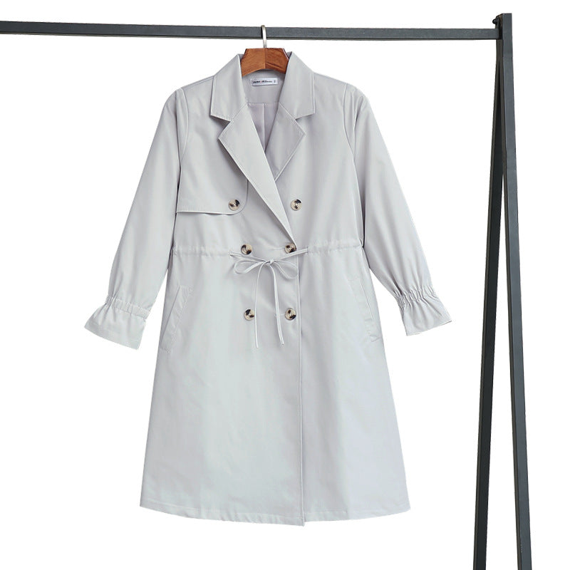 Plus Size Tunic Trench Jacket (EXTRA BIG SIZE)