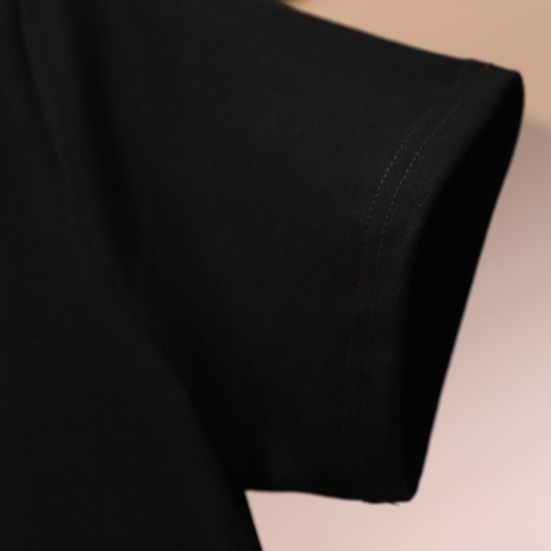 Plus Size V Neck Buttons Dress