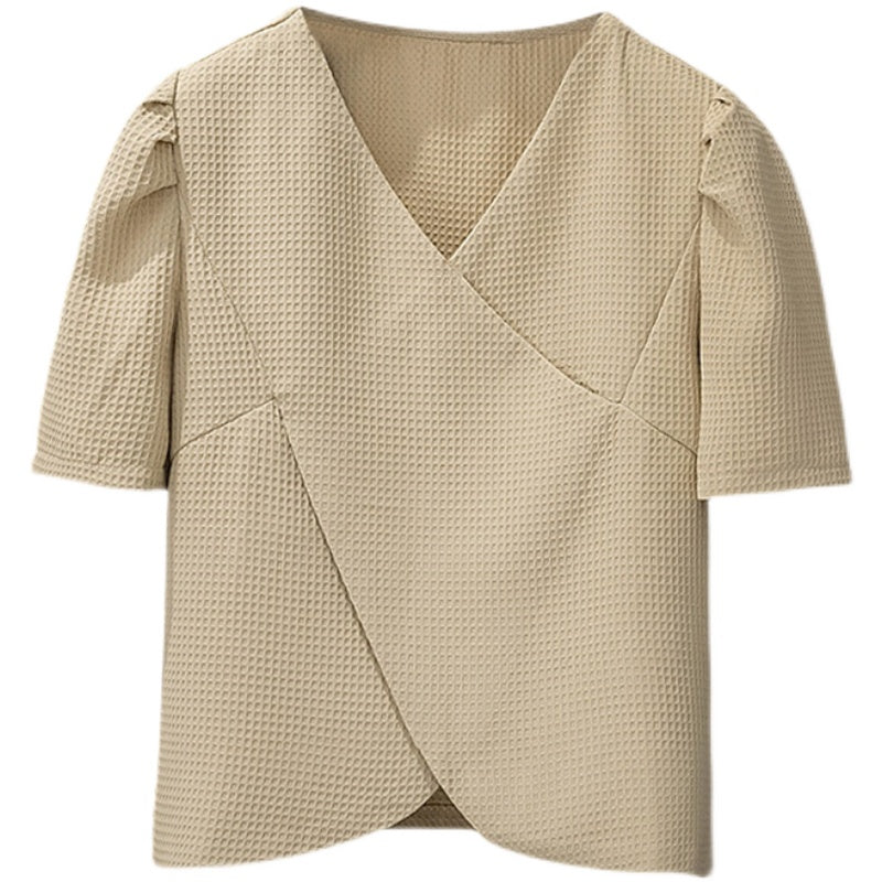 Plus Size Wrap Blouse