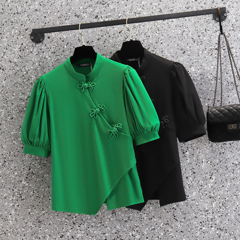 Plus size cheongsam blouse