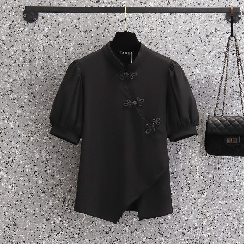 Plus size cheongsam blouse