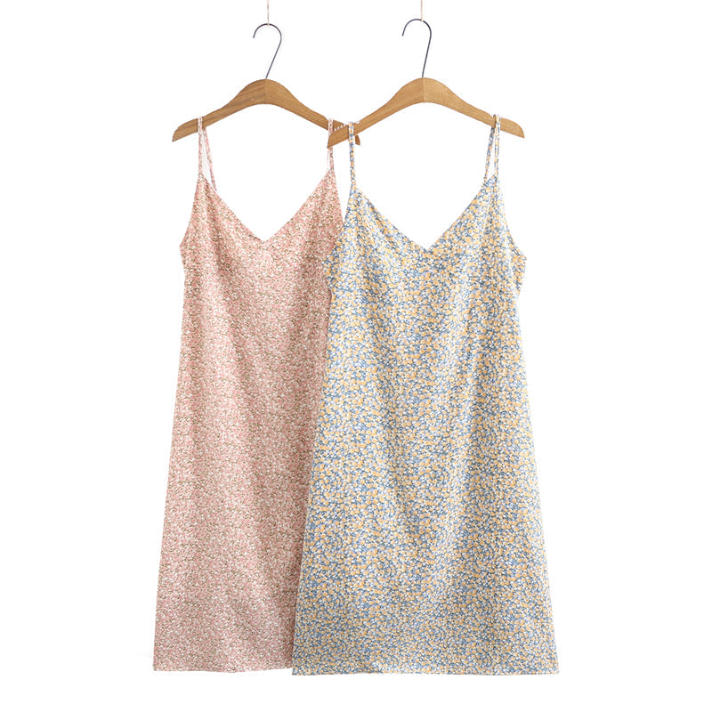 Plus Size Chiffon Ditsy Floral Cami Dress