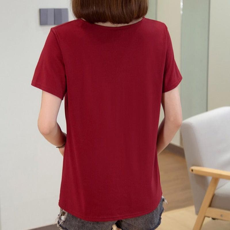Plus Size Chiffon Frill Square Neck Blouse