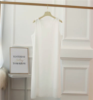 Plus Size Chiffon Sleeveless Dress