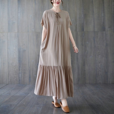 Plus Size Loose Midi Dress
