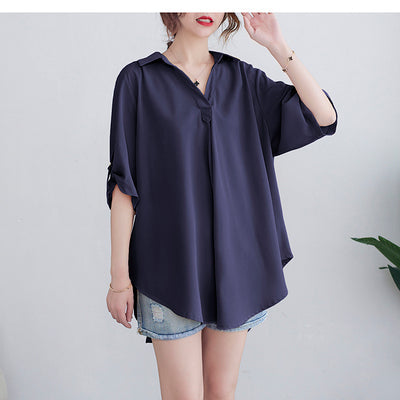 Plus Size Loose Shirt Blouse