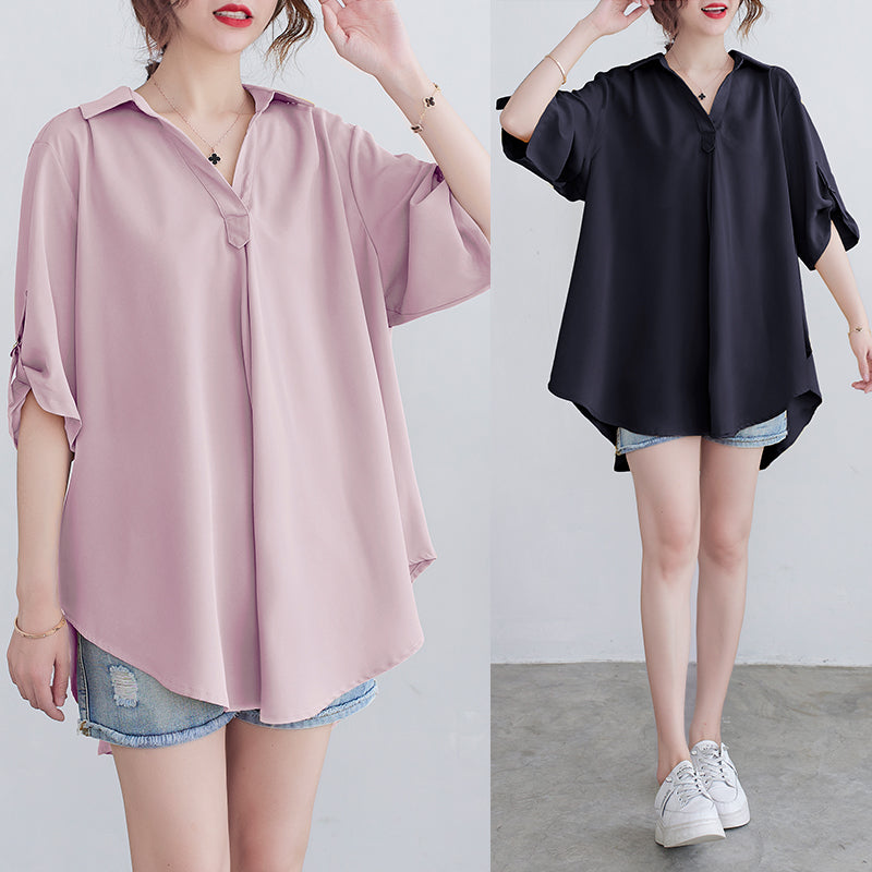 Plus Size Loose Shirt Blouse