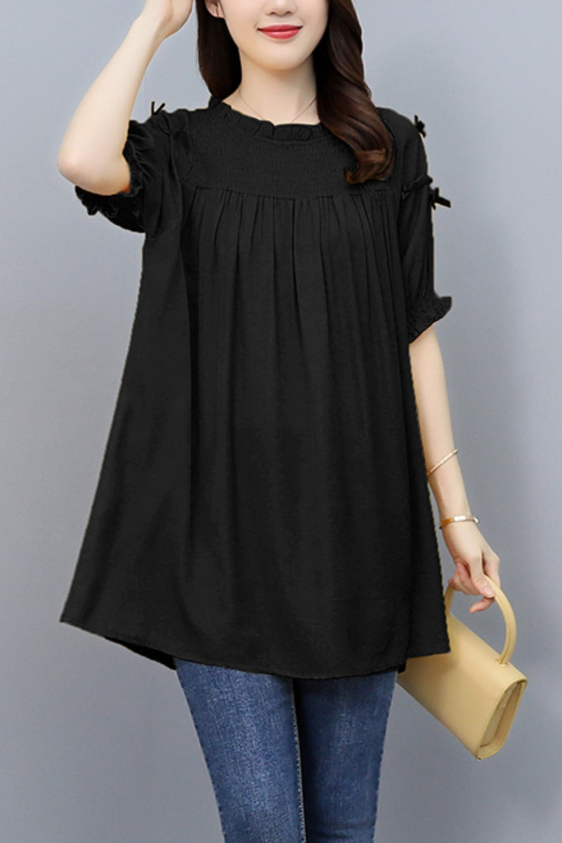 Plus Size Loose Tunic Blouse